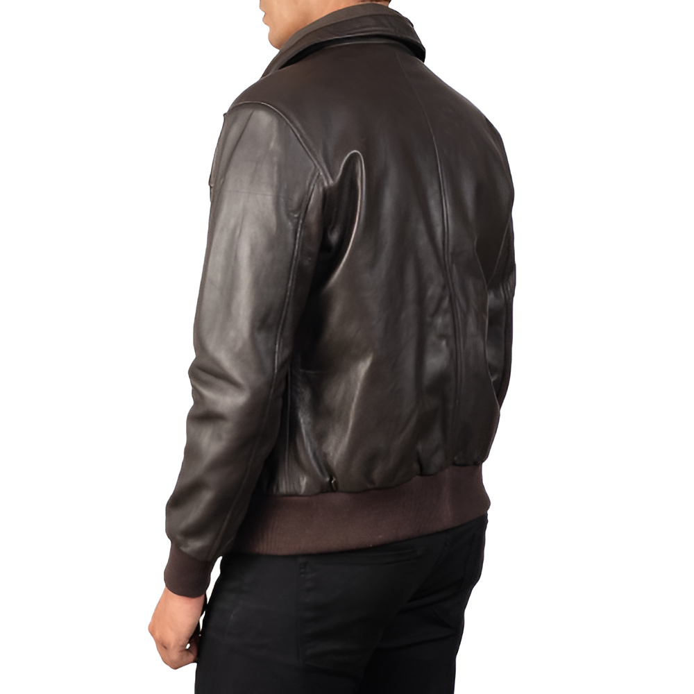 Men's Brown Leather Jacket