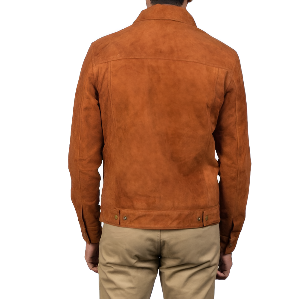 Men's Suede Trucker Jacket