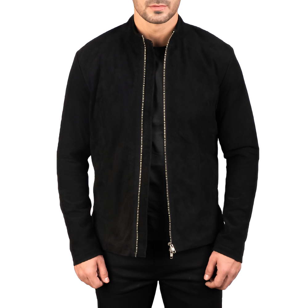 Men's Black Suede Jacket