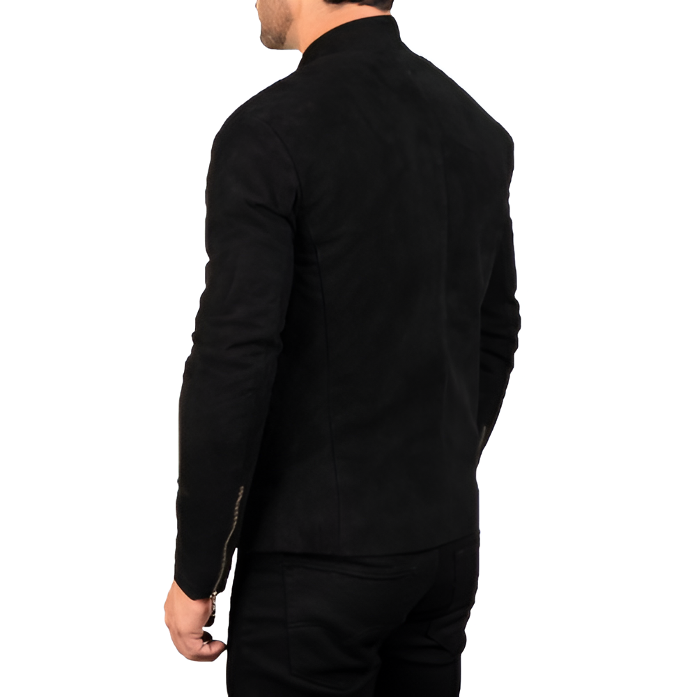 Men's Black Suede Jacket
