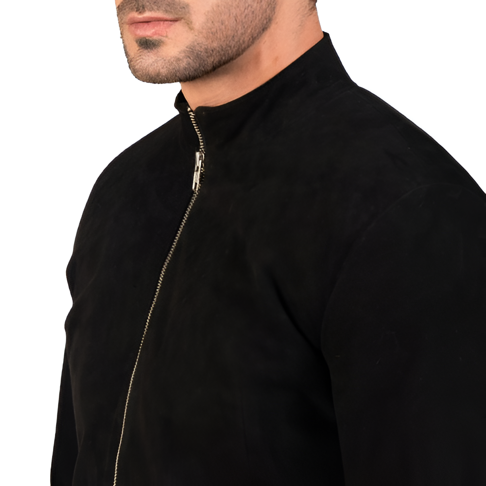 Men's Black Suede Jacket