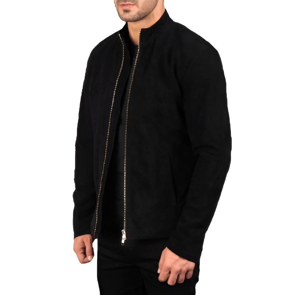 Men's Black Suede Jacket