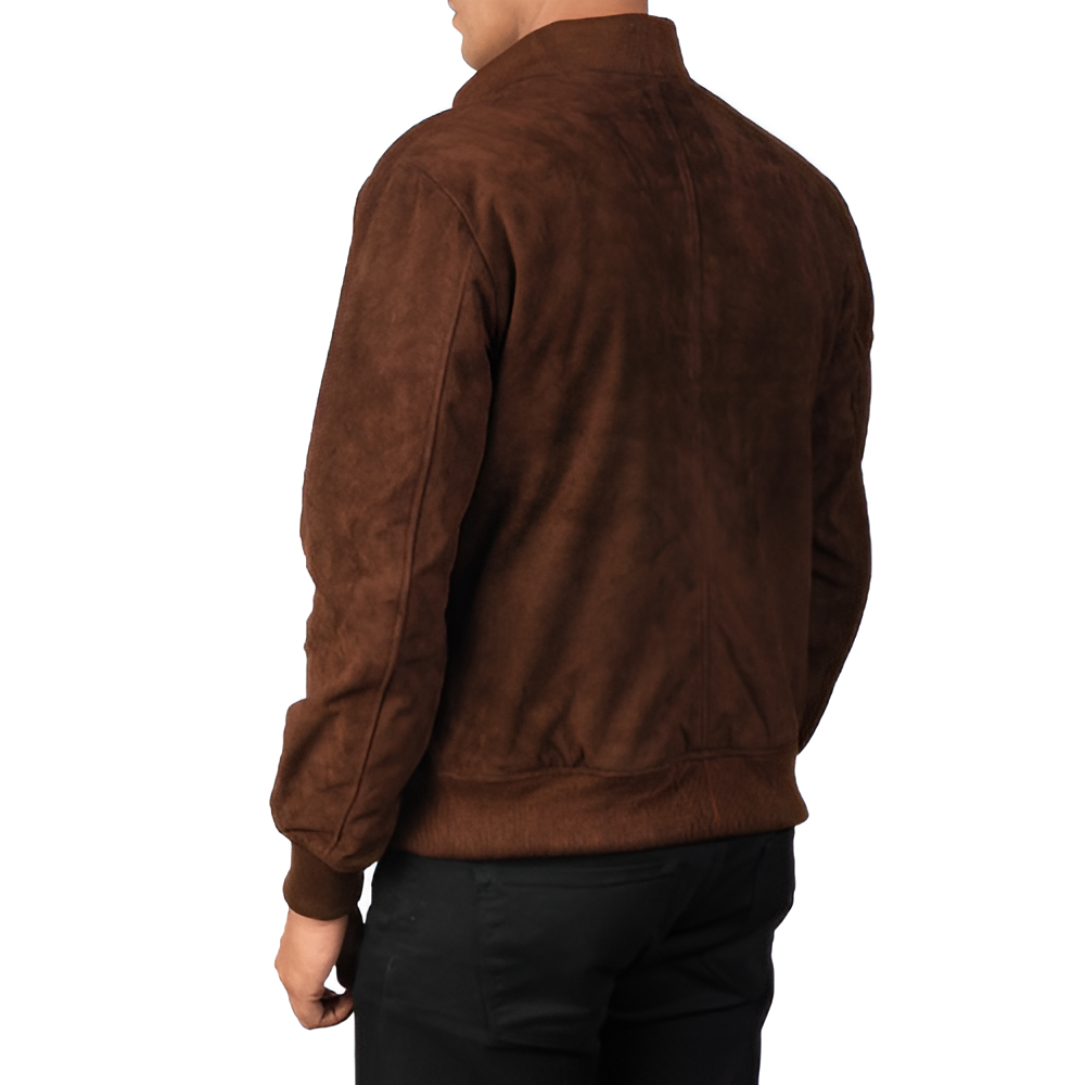 Suede Bomber Jacket