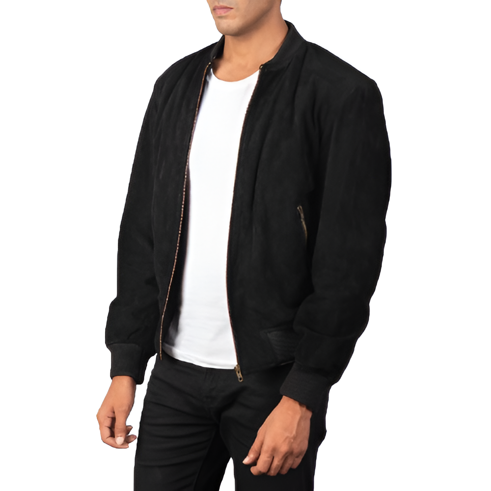 Black Bomber Jacket