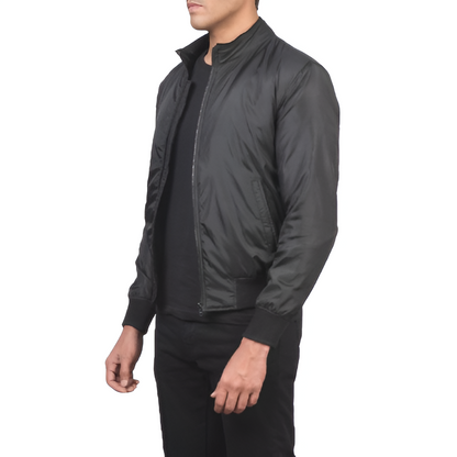 Lightweight Nylon Bomber Jacket