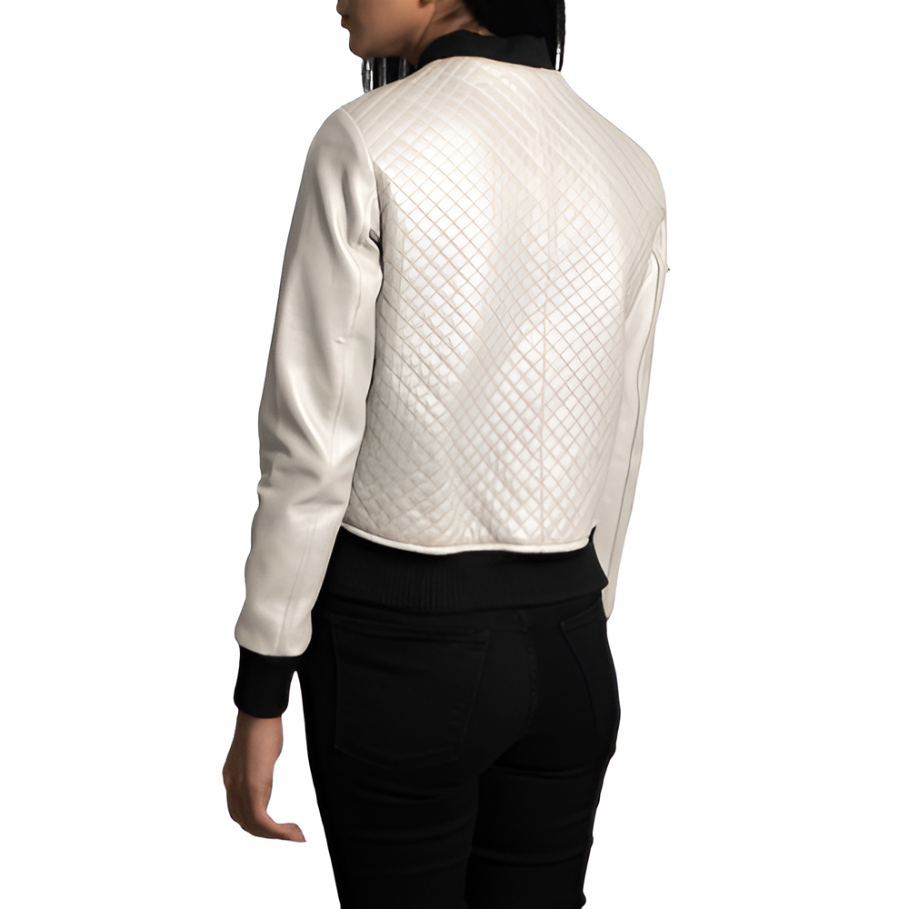 Women's Quilted Pocket Bomber Jacket