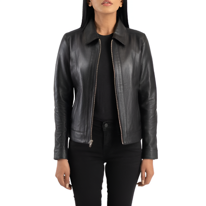 Classic Black Leather Jacket