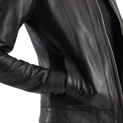 Classic Black Leather Jacket