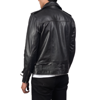 Men's Biker Leather Jacket