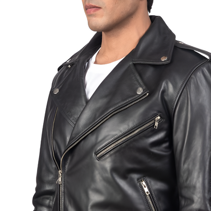 Men's Biker Leather Jacket