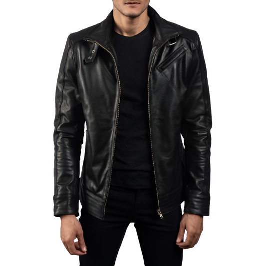 Men's Classic Leather Jacket