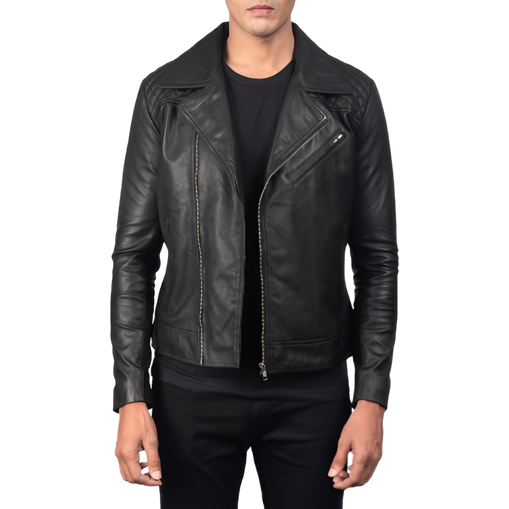 Men's Moto Leather Jacket