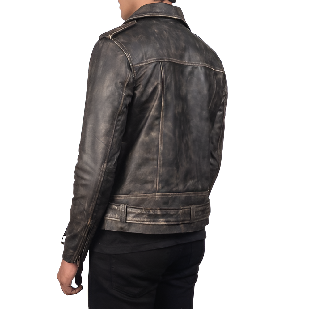 Men's Vintage Biker Leather Jacket