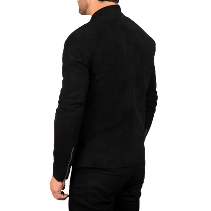 Men's Black Suede Jacket