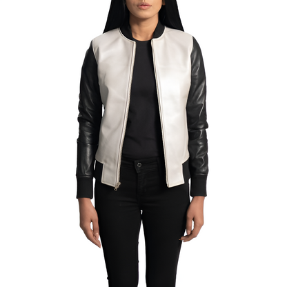 Women's Two-Tone Bomber Jacket