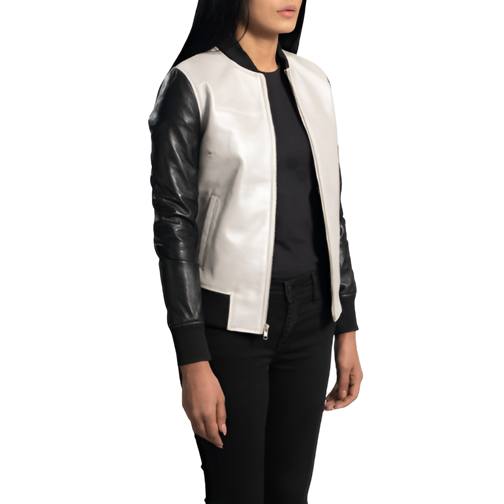 Women's Two-Tone Bomber Jacket