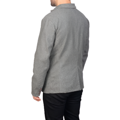 Men's Grey Wool Blazer