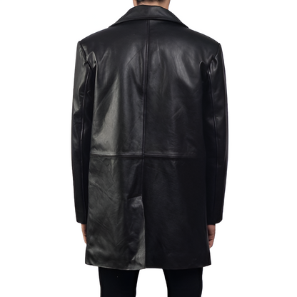 Men's Black Leather Jacket